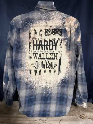 3 Wise Men of Country Music Button Down Shirt: XL