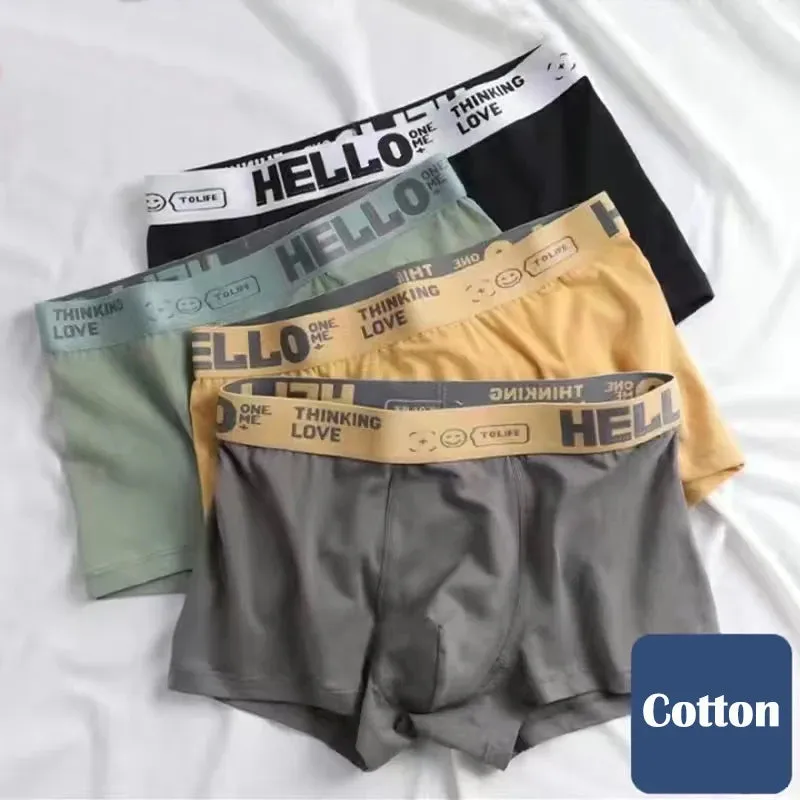 4-Pack Men's Cotton Boxer Shorts Underwear