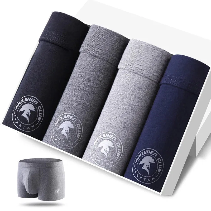 4-Pack Men's Cotton Boxer Shorts Underwear