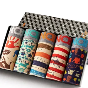 4-Pack Men's Cotton Boxer Shorts Underwear