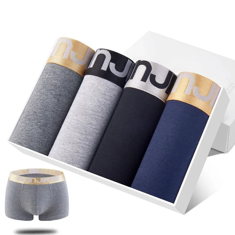 4-Pack Men's Cotton Boxer Shorts Underwear