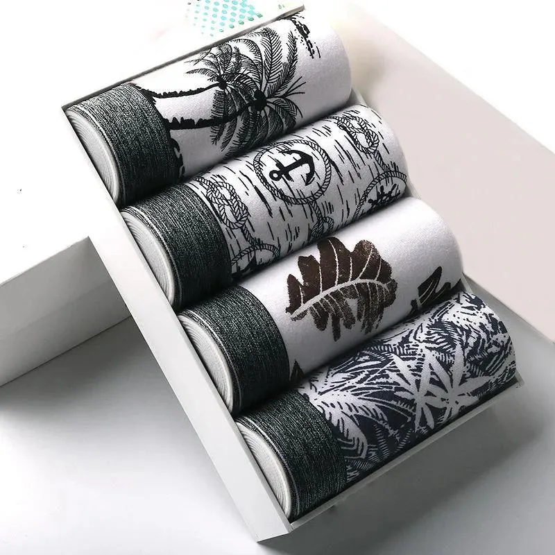4-Pack Men's Cotton Boxer Shorts Underwear