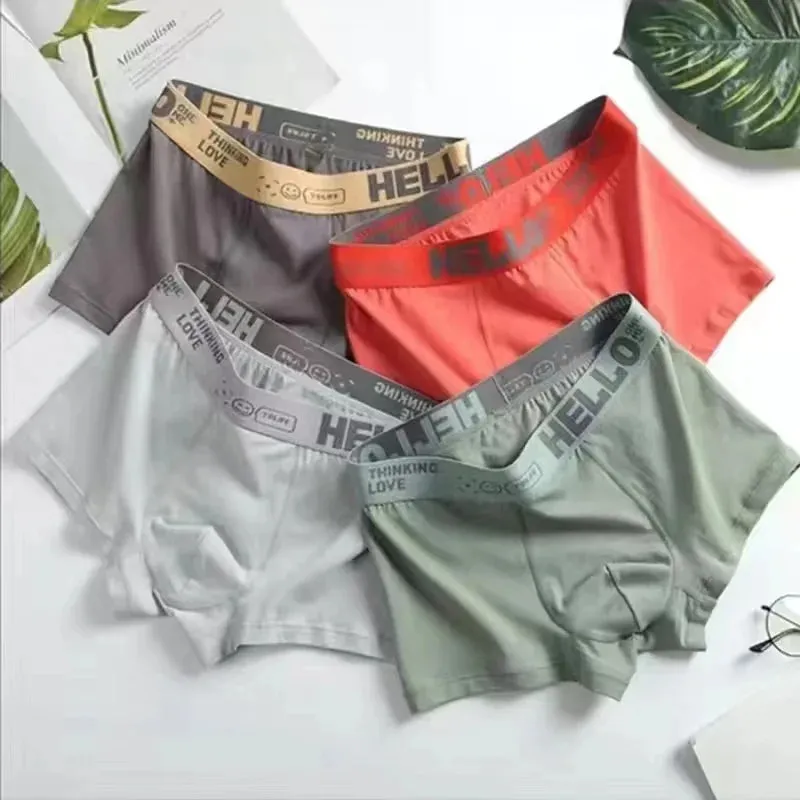 4-Pack Men's Cotton Boxer Shorts Underwear