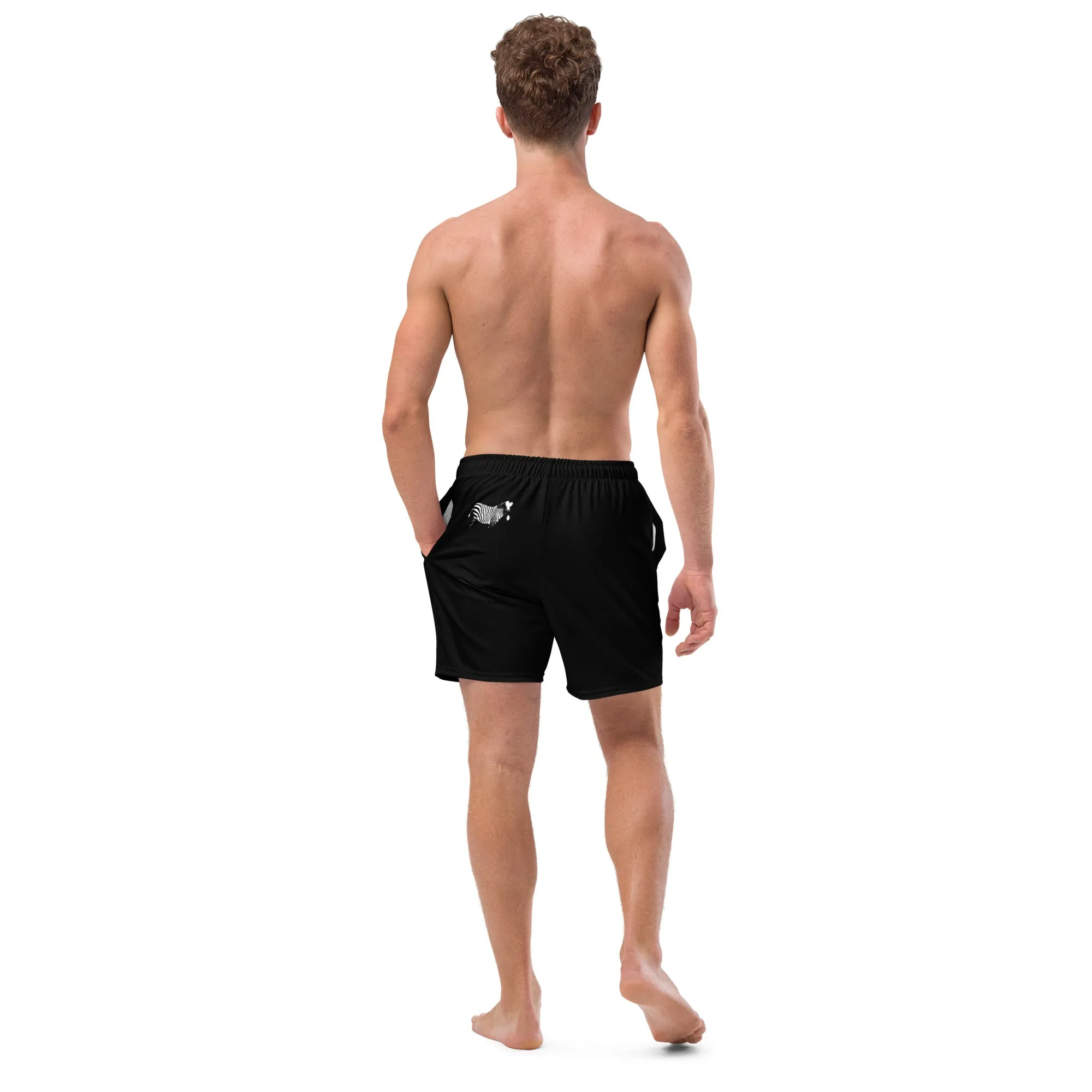 African Zebra Men's swim trunks