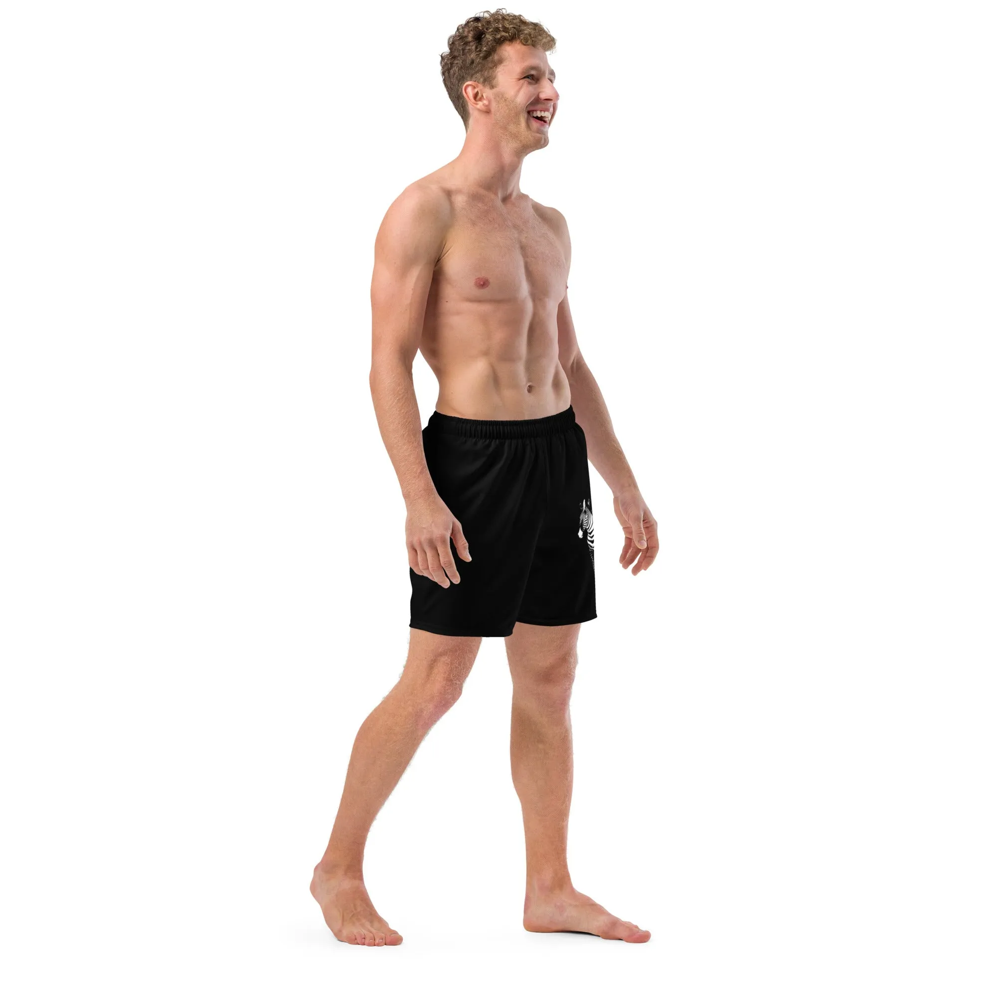 African Zebra Men's swim trunks