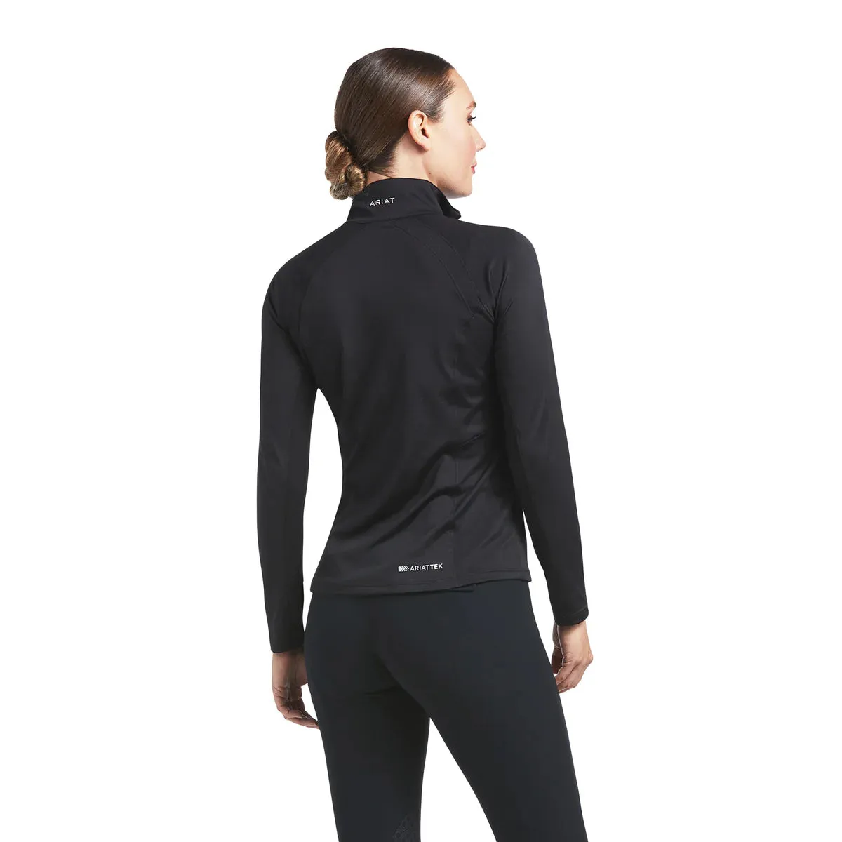 Ariat Ladies 1/4 Zip 2.00 Sunstopper Black