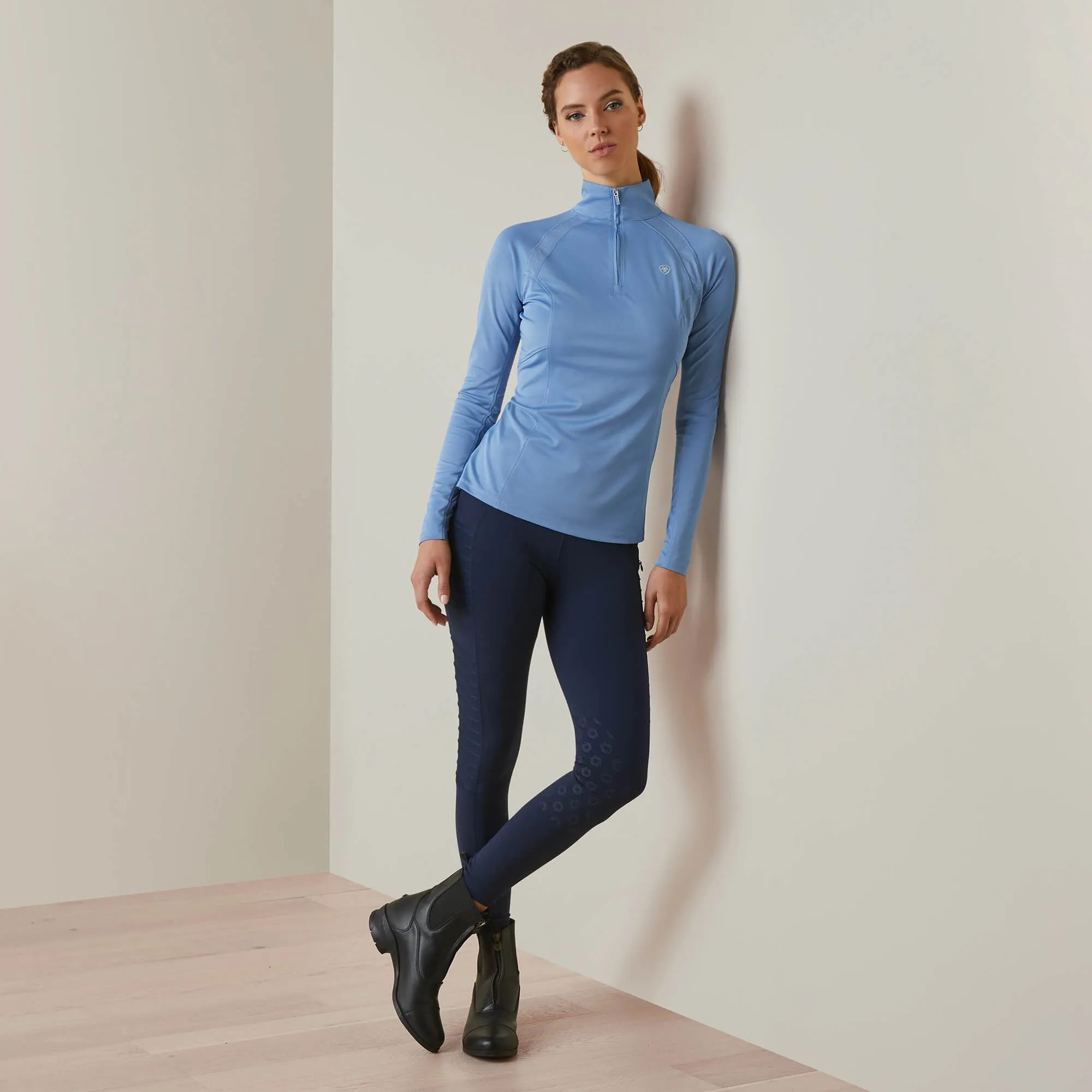Ariat Sunstopper 2.0 1/4 Zip Ladies Ashleigh Blue