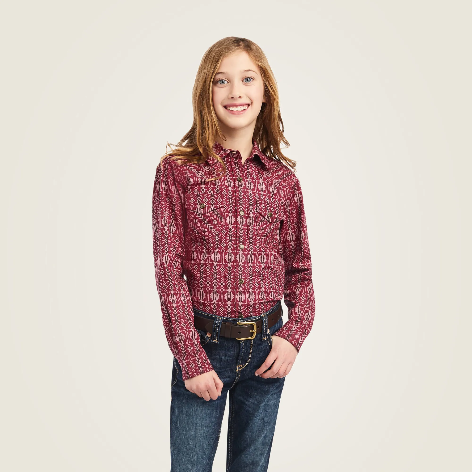 Ariat Youth REAL Alma Snap Shirt