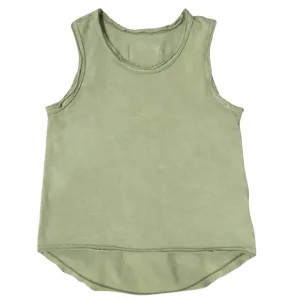 Asher Baby Tank Top Olive