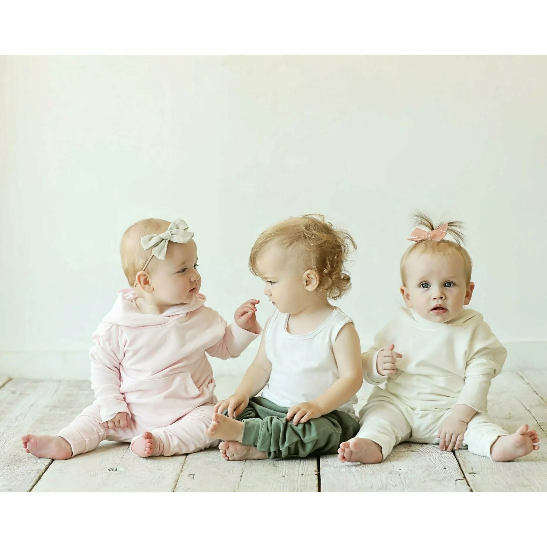 Asher Baby Tank Top White