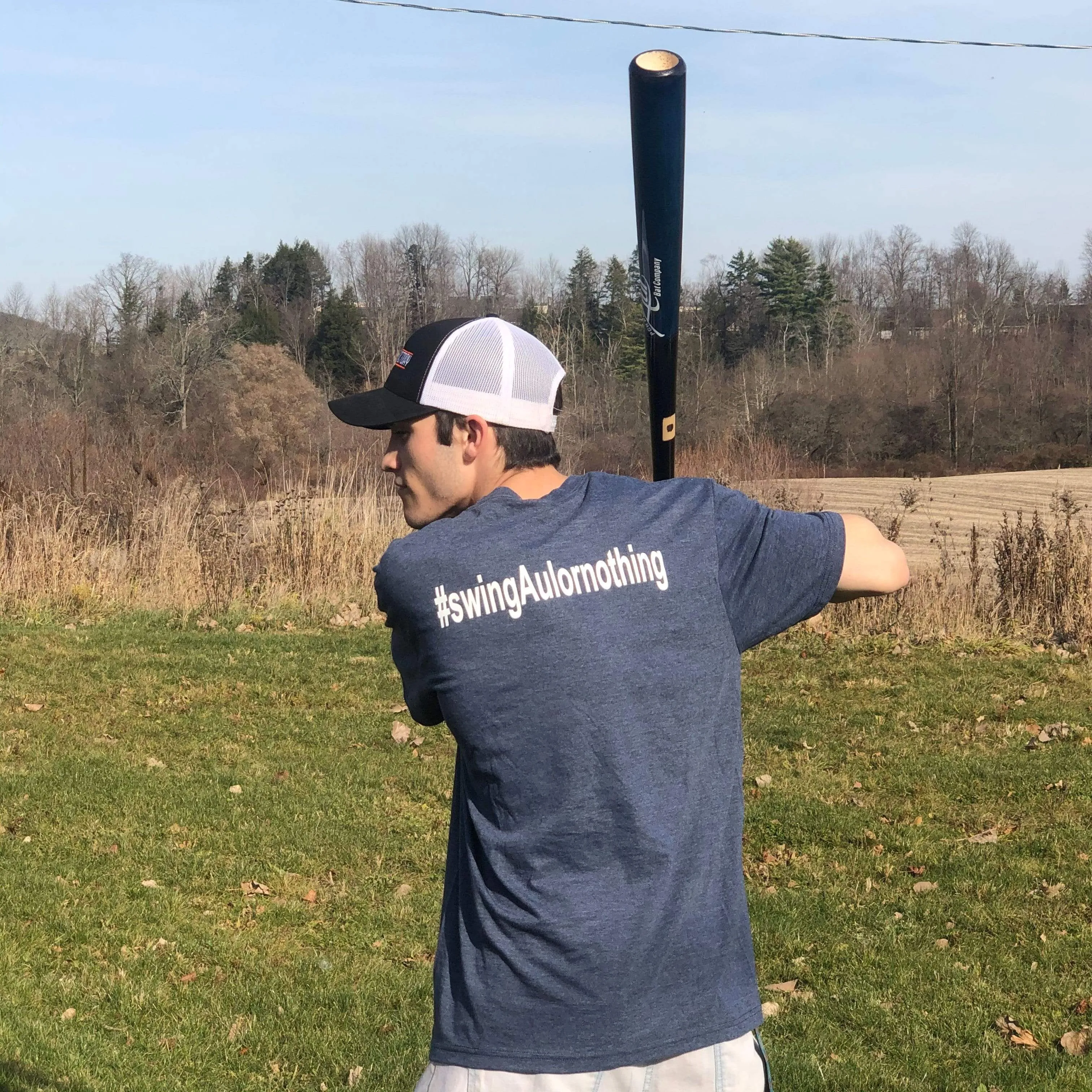 Aul Bat Co. Navy Frost Tee