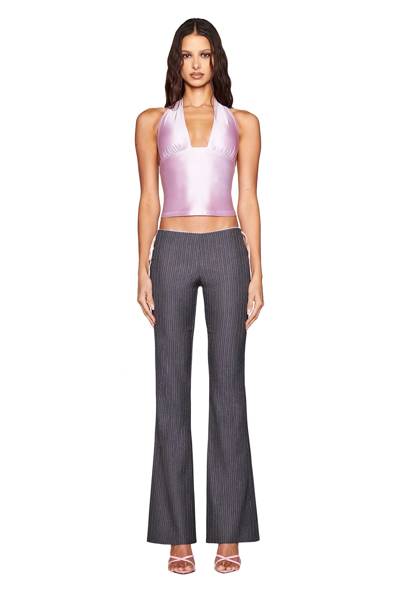 AURELIA HALTER TOP - PINK