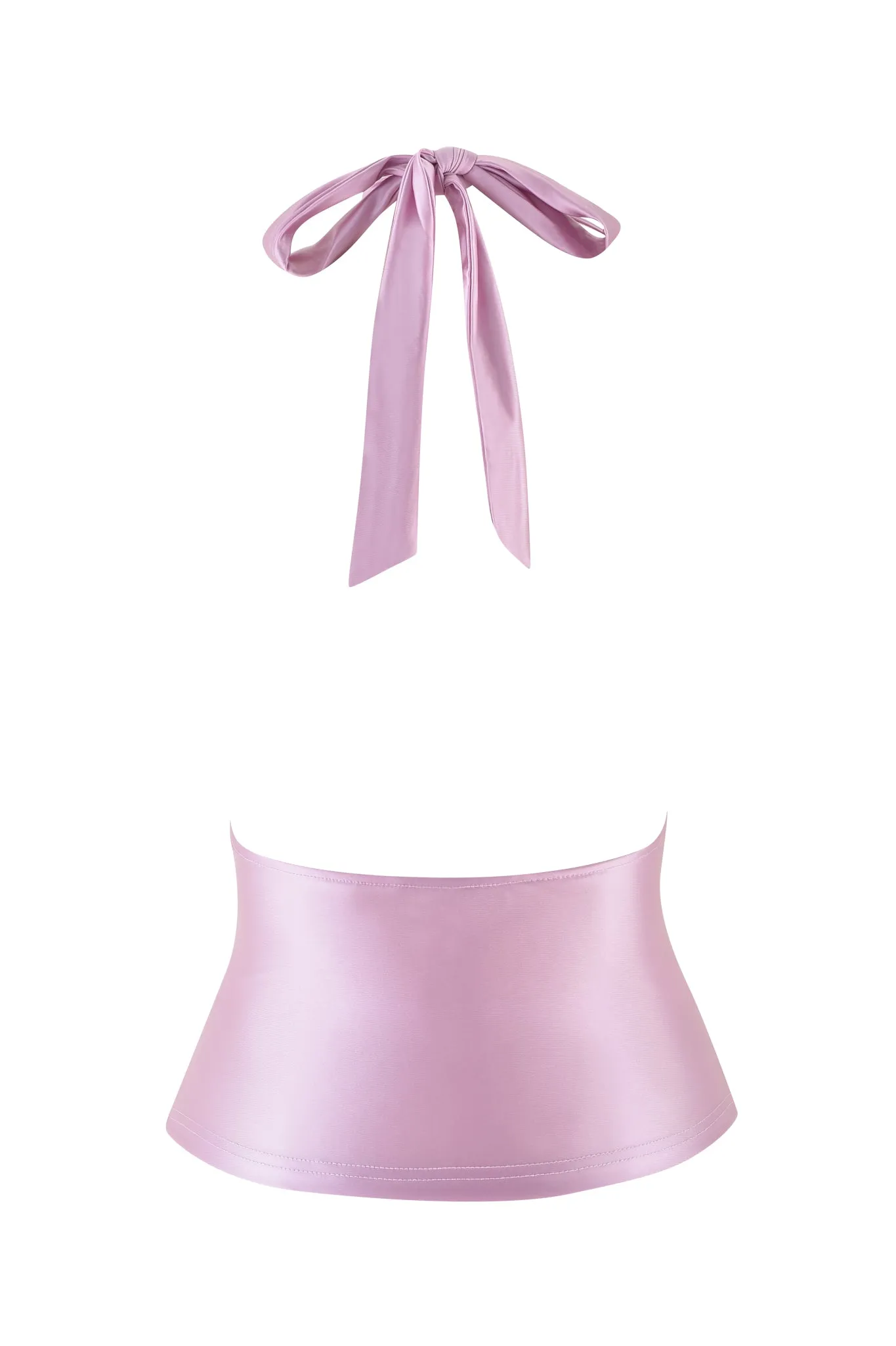 AURELIA HALTER TOP - PINK