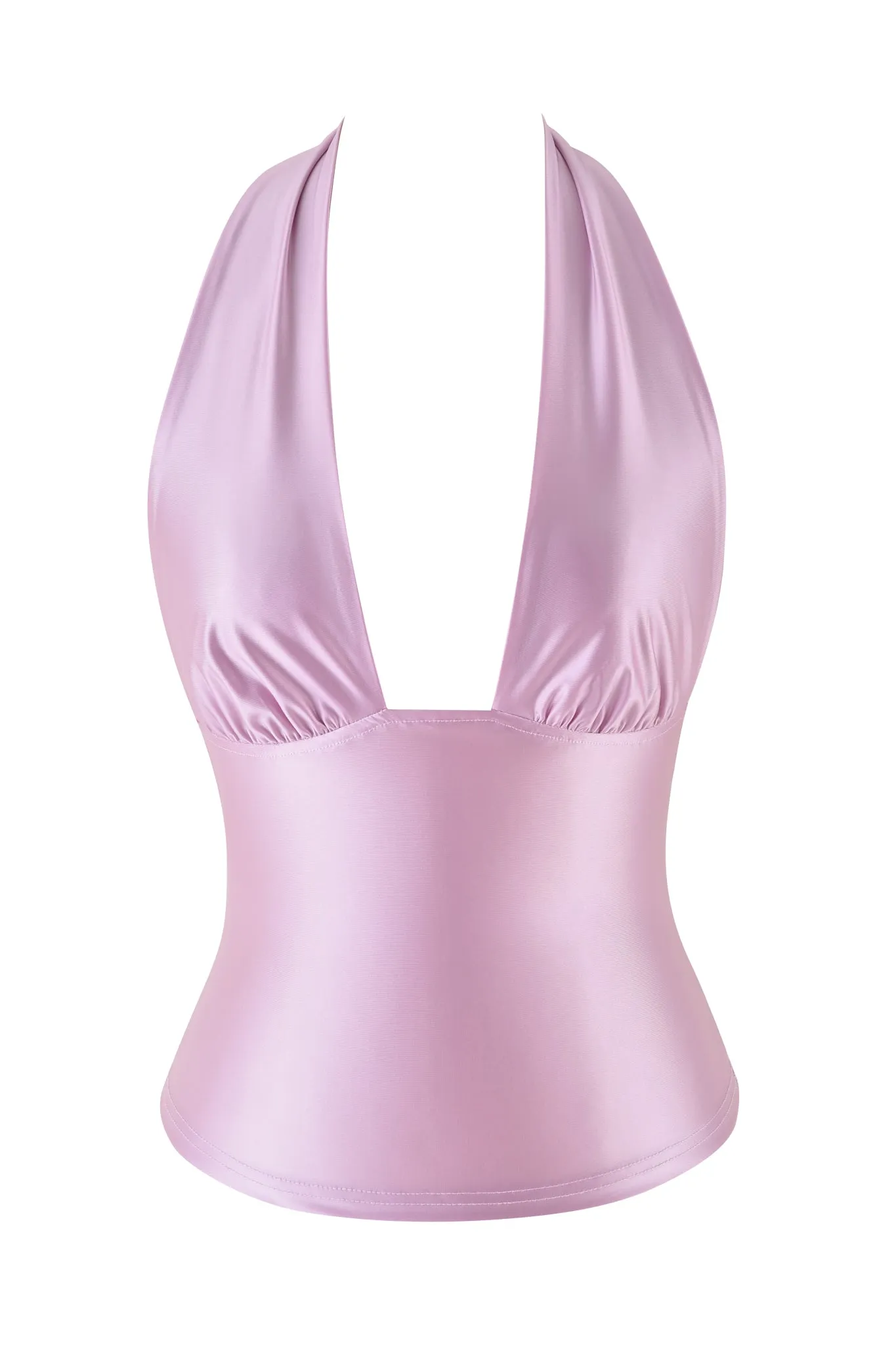 AURELIA HALTER TOP - PINK