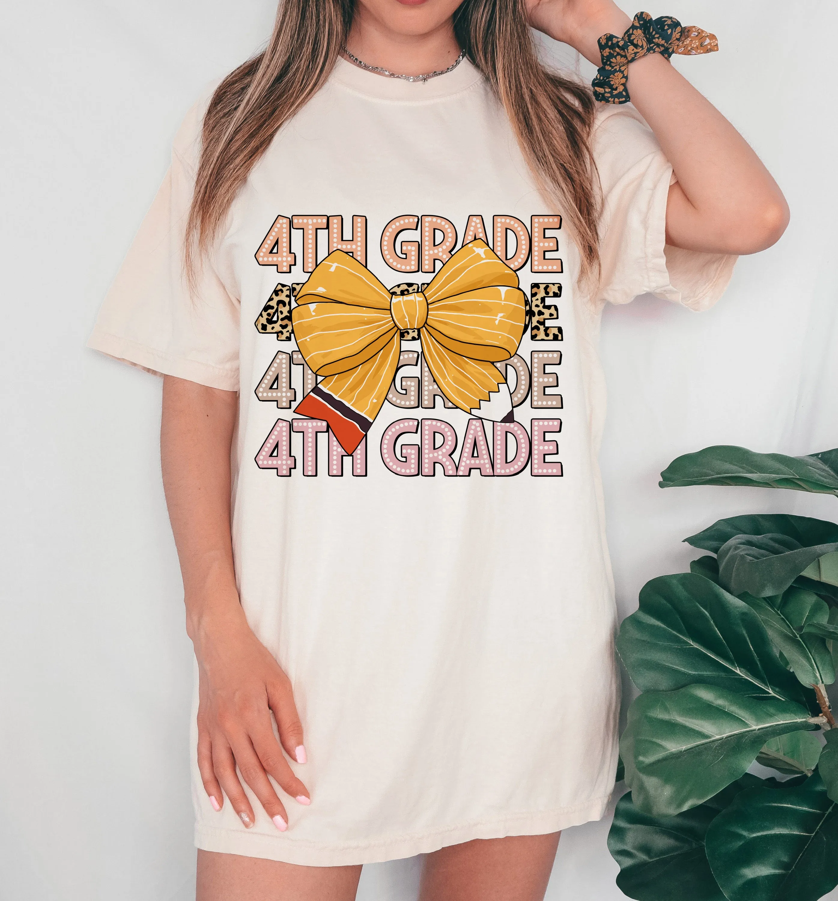 Back To School Bow Grade Shirts / All Grades Available/ Bella Canvas - Youth and Adult Sizes/ Teacher and Student Shirts