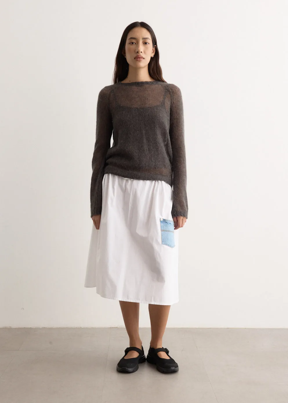 Baggy Midi Skirt