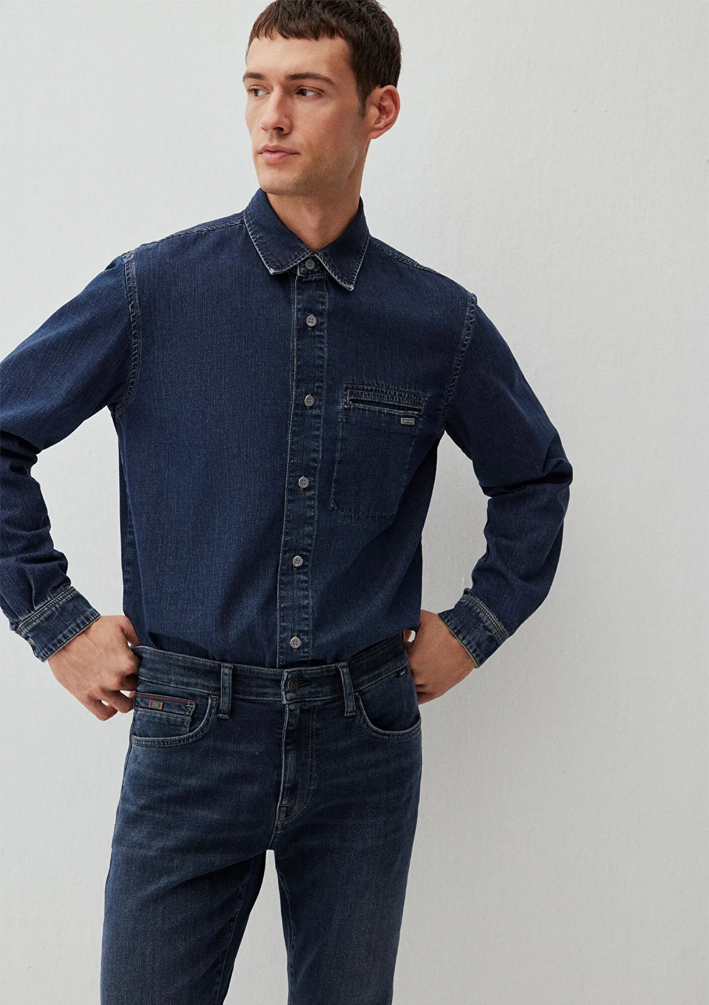 Barry Deep Ocean Mavi Edition Jean Shirt
