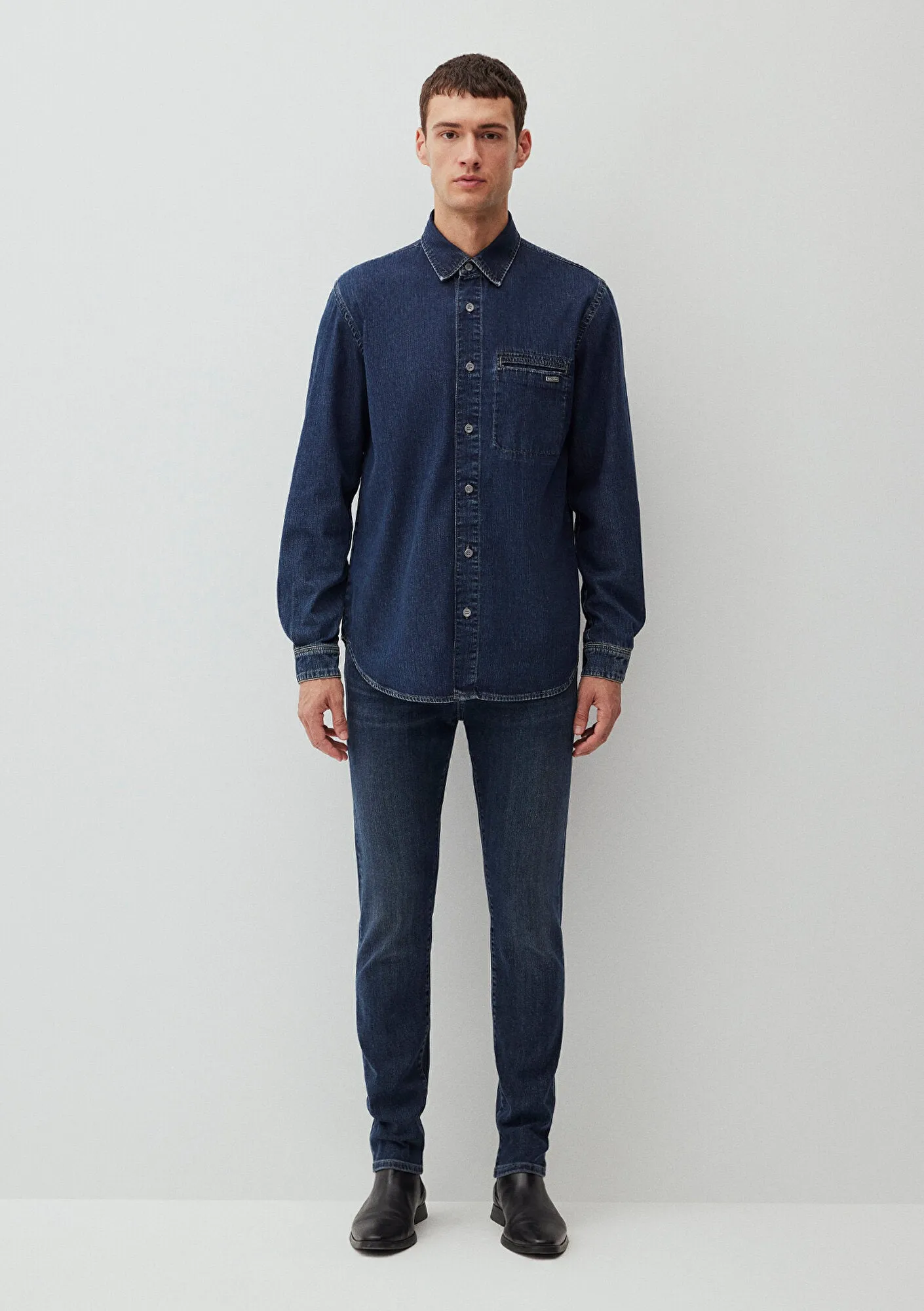 Barry Deep Ocean Mavi Edition Jean Shirt