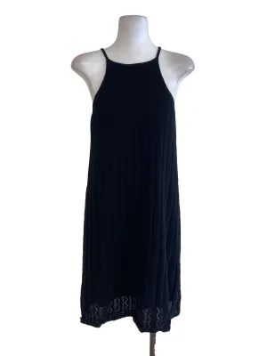Black Lace Spaghetti Strap Slip Dress LB