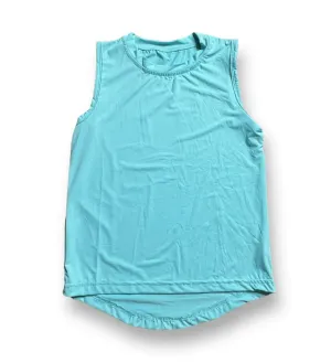 Blue High Low Tank..