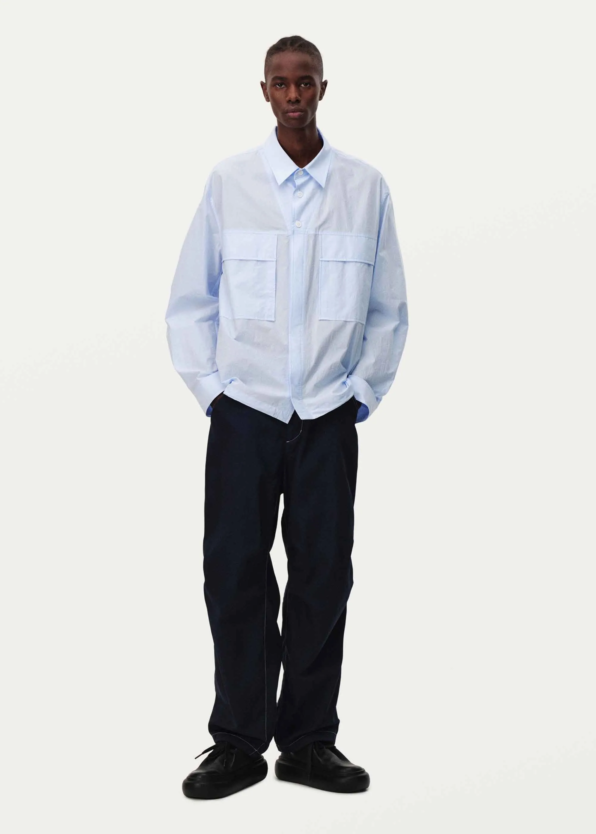 Blue Pocket Shirt