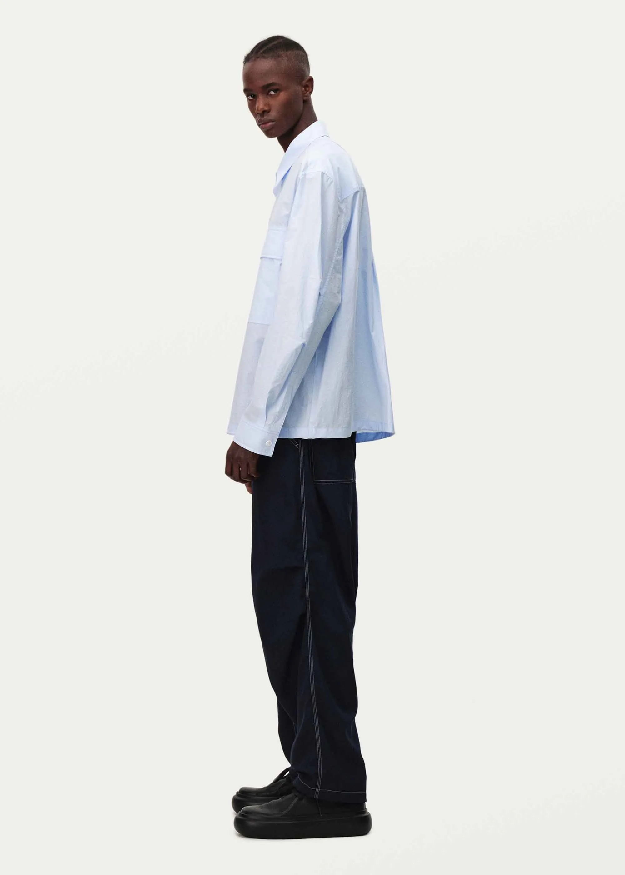 Blue Pocket Shirt