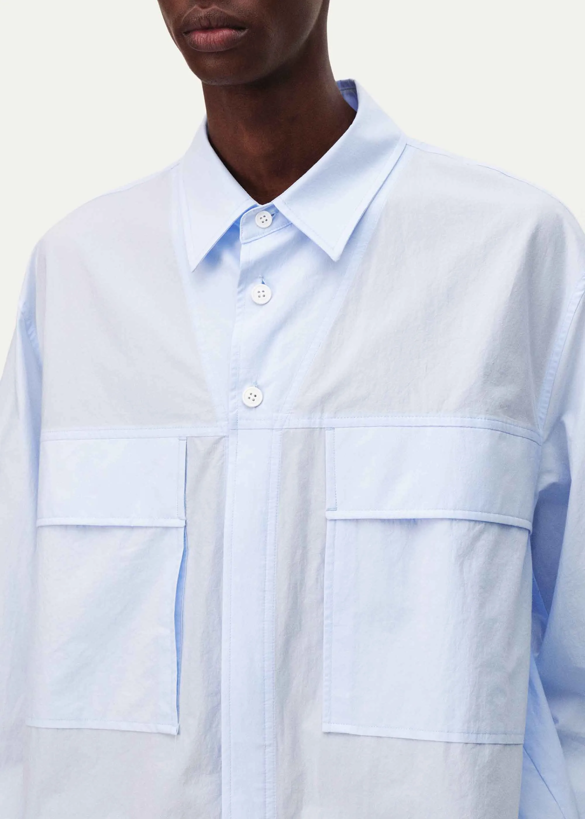 Blue Pocket Shirt