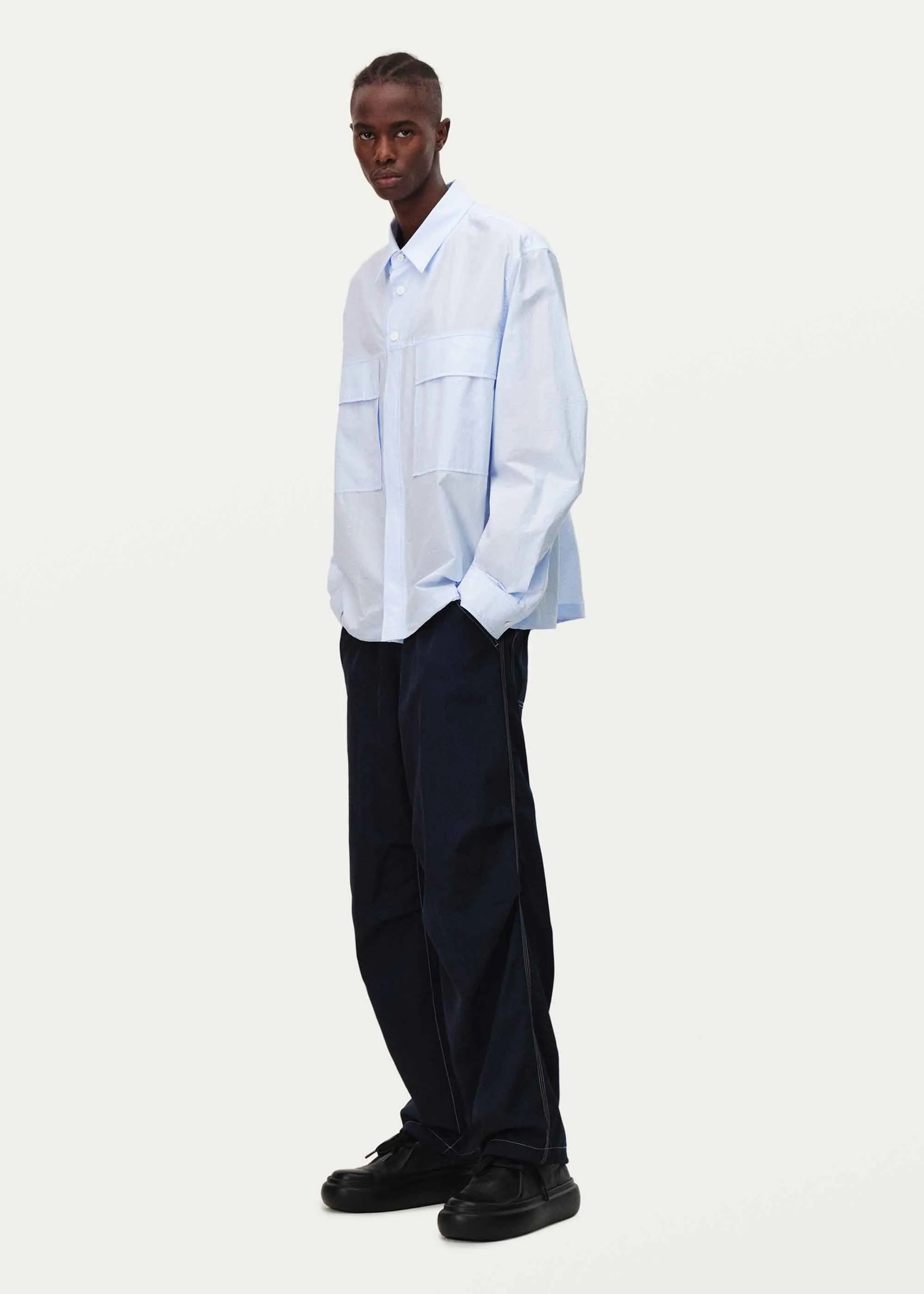 Blue Pocket Shirt