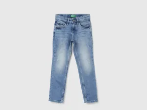 Boys Solid Slim Fit Jeans