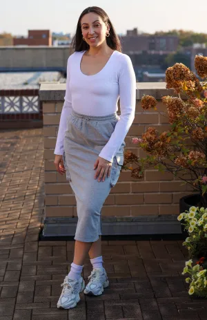 Bri Knit Cargo Skirt
