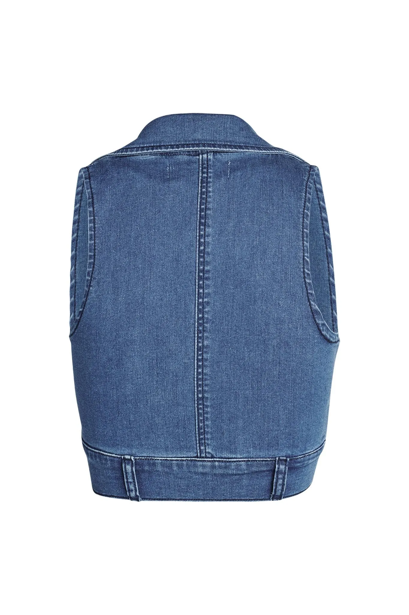 BRIT CROP - BLUE