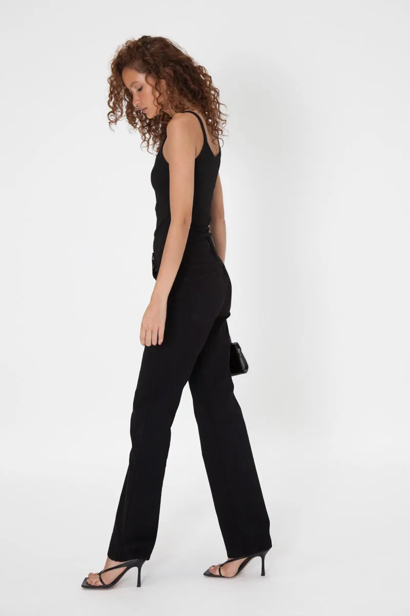 Button Tank - Black