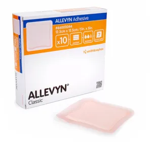 BX/10 ALLEVYN ADHESIVE FOAM DRESSING, SIZE 17.5CM X 17.5CM