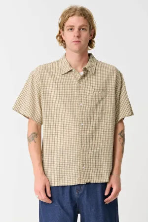 CAB CHECK SHIRT - TAN