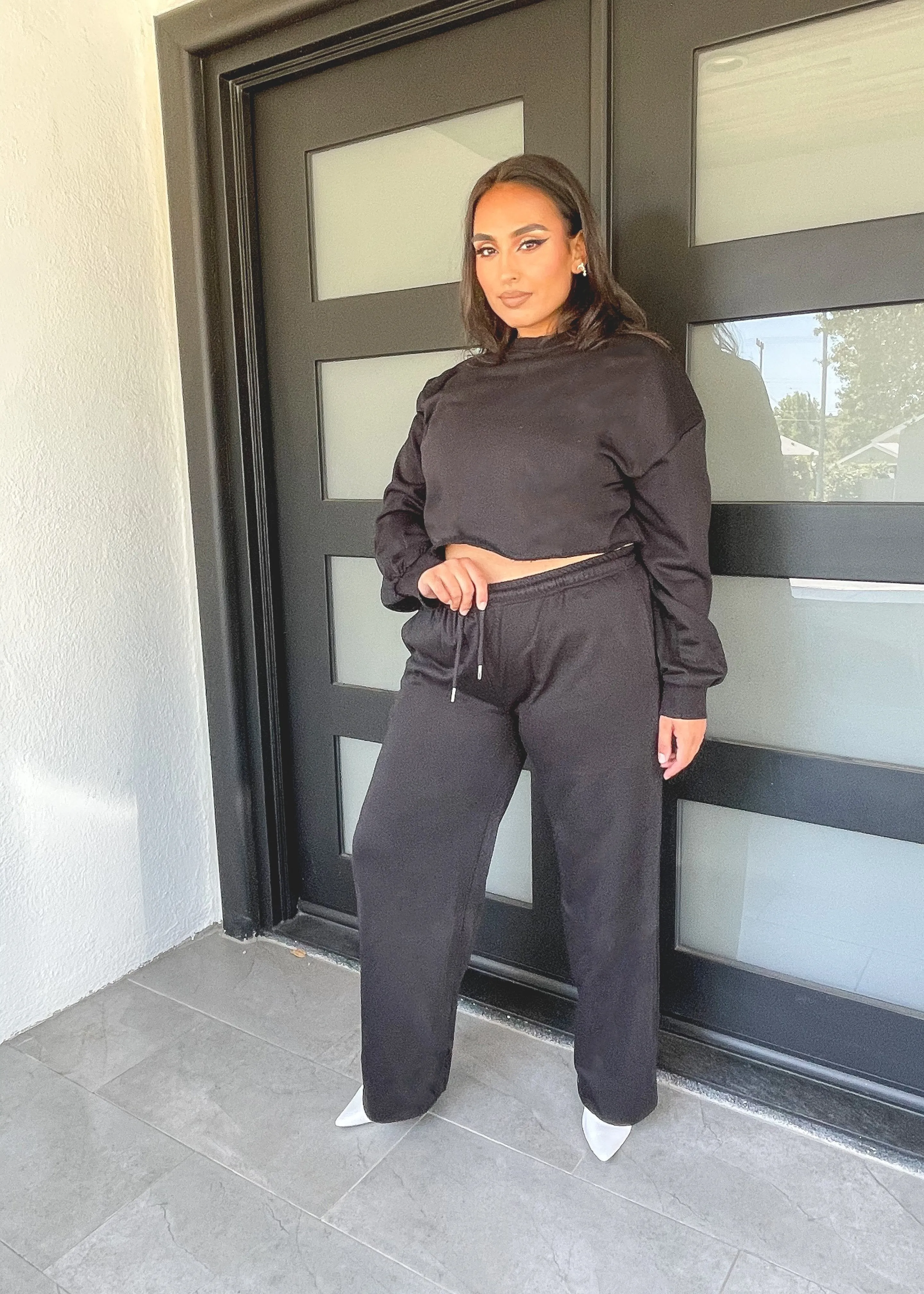 CAIRO CROP CREWNECK