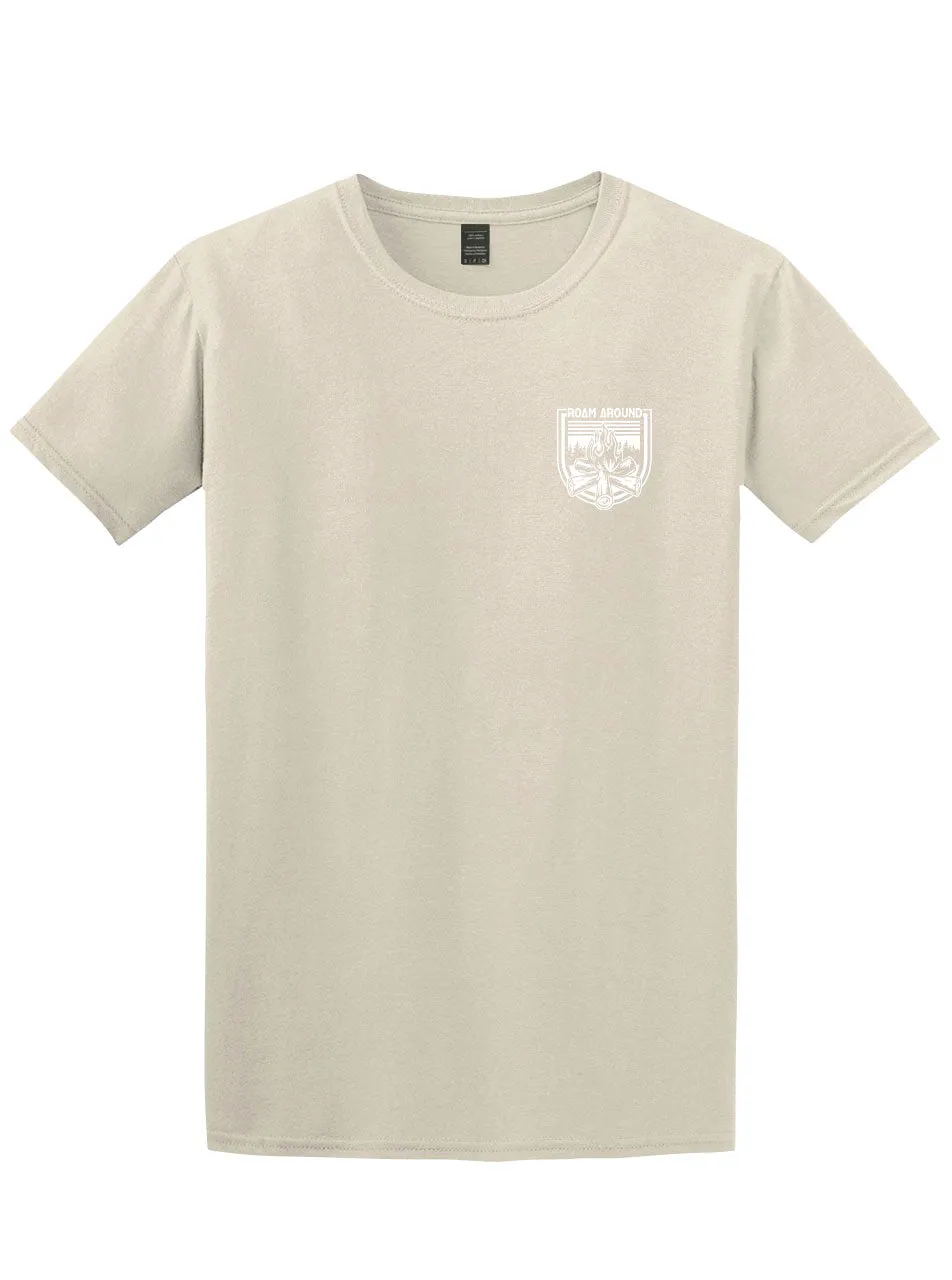 Camping Trip Back Print with Pocket Print T-Shirt