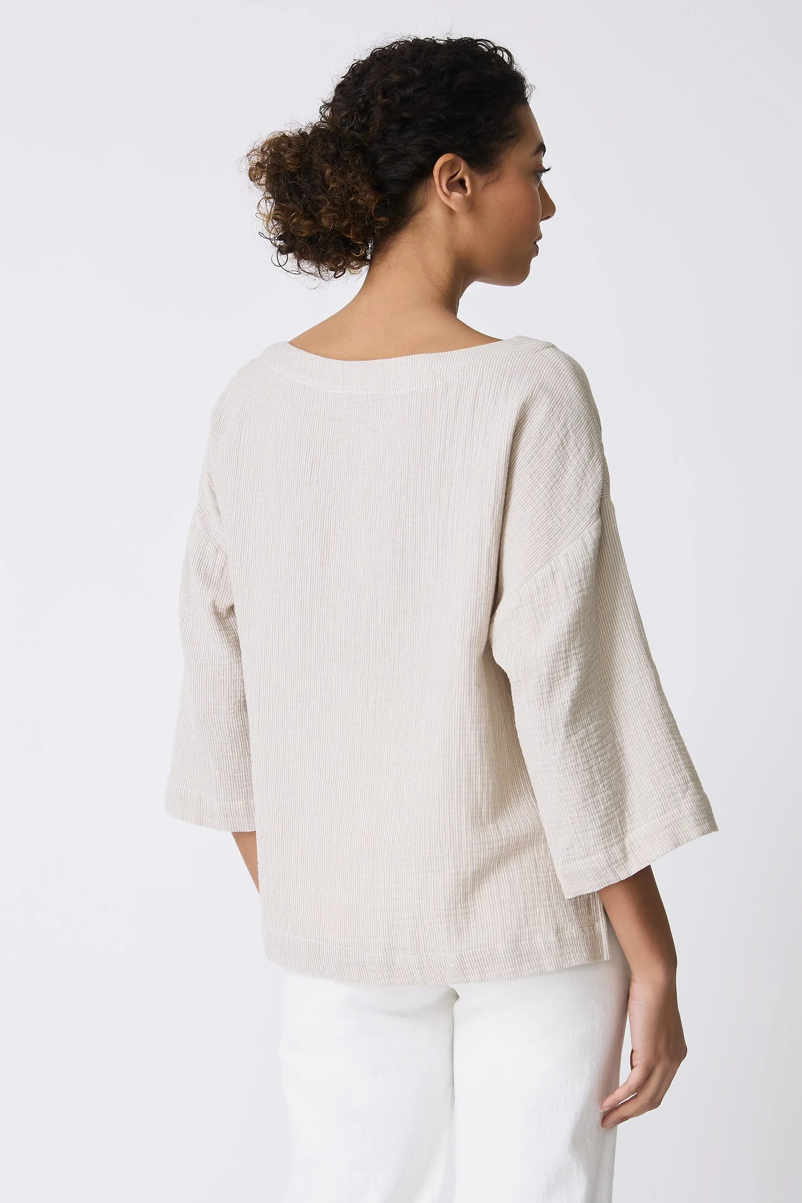 Carmen Pocket Tee - Beige
