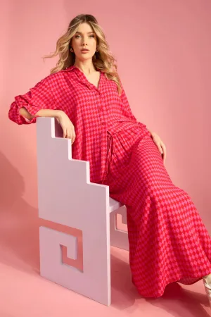 Casablanca Skirt - Chilli/Pink