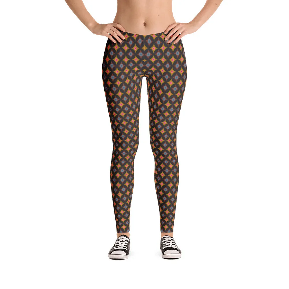 CATHEDRAL WINDOWS Mid-Rise Leggings