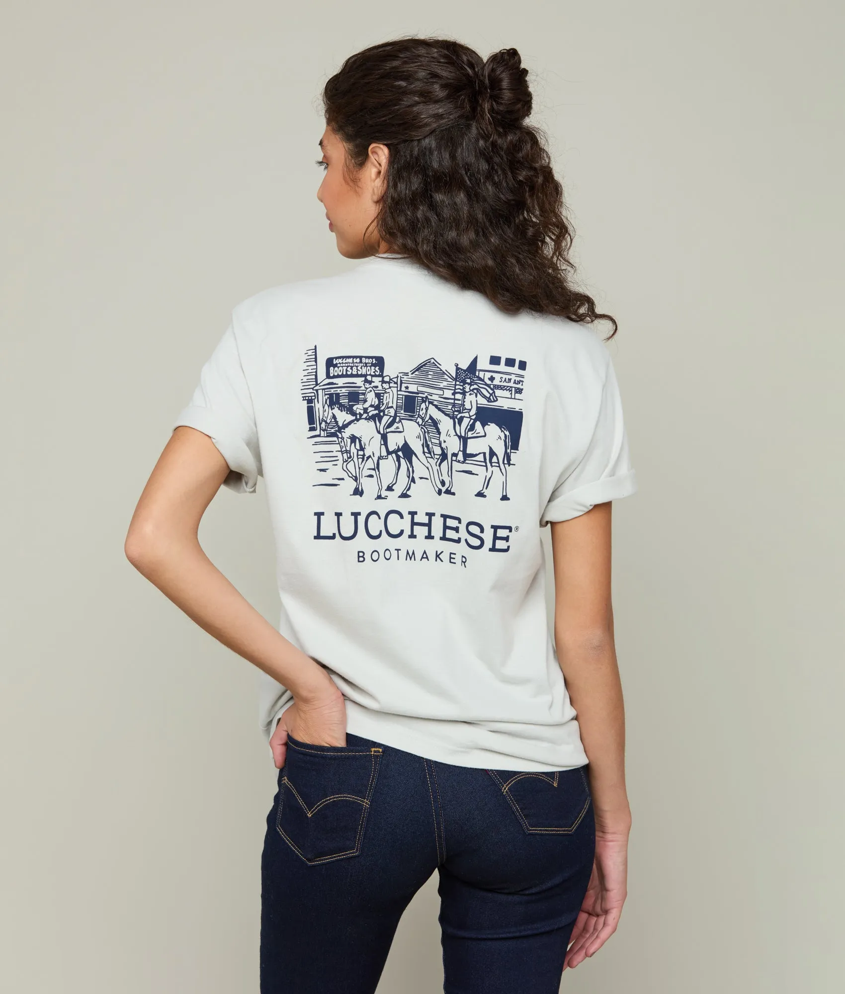 Cavalry Pocket Tee :: Silver