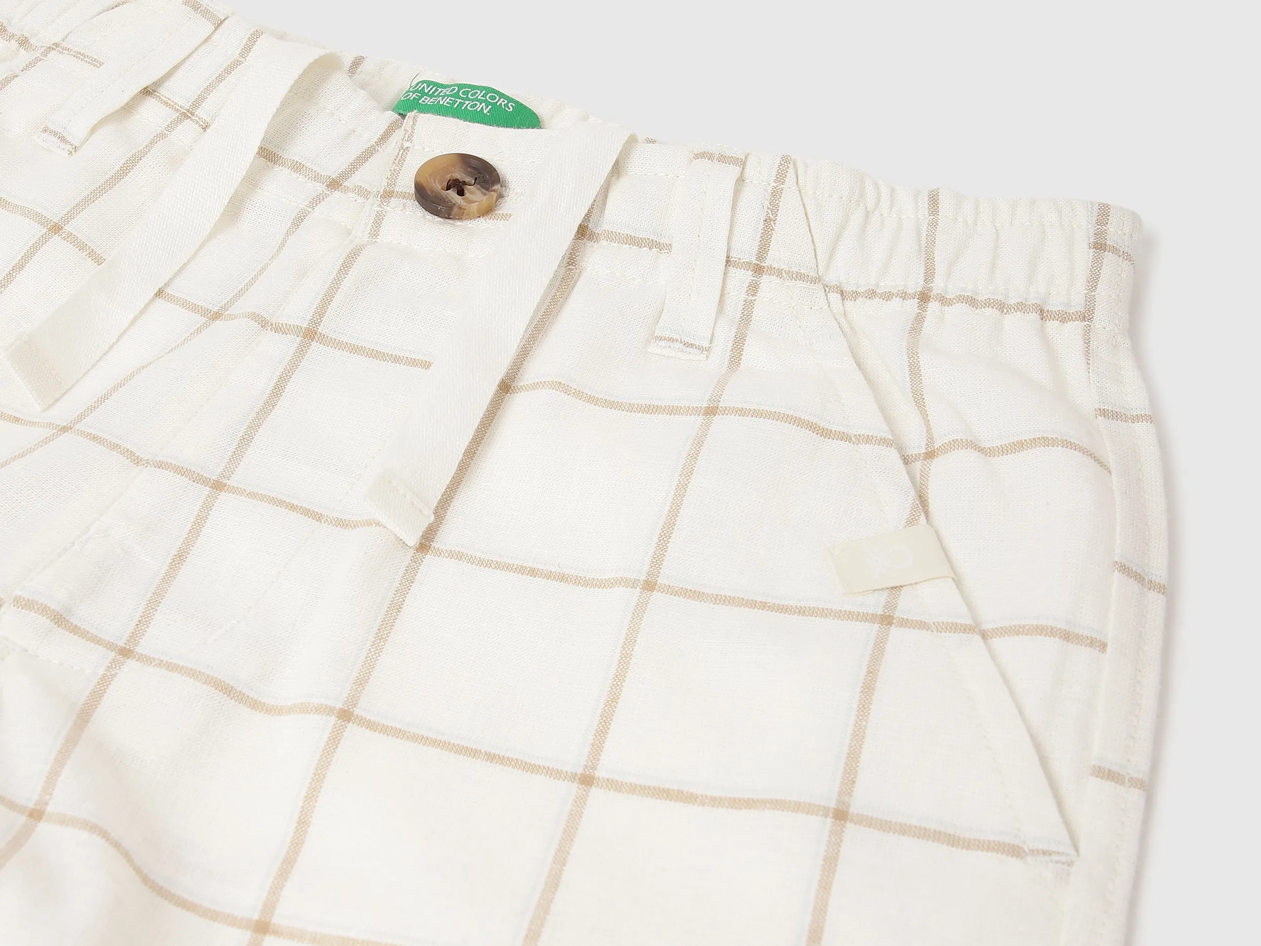 Checkered Regular Fit Shorts