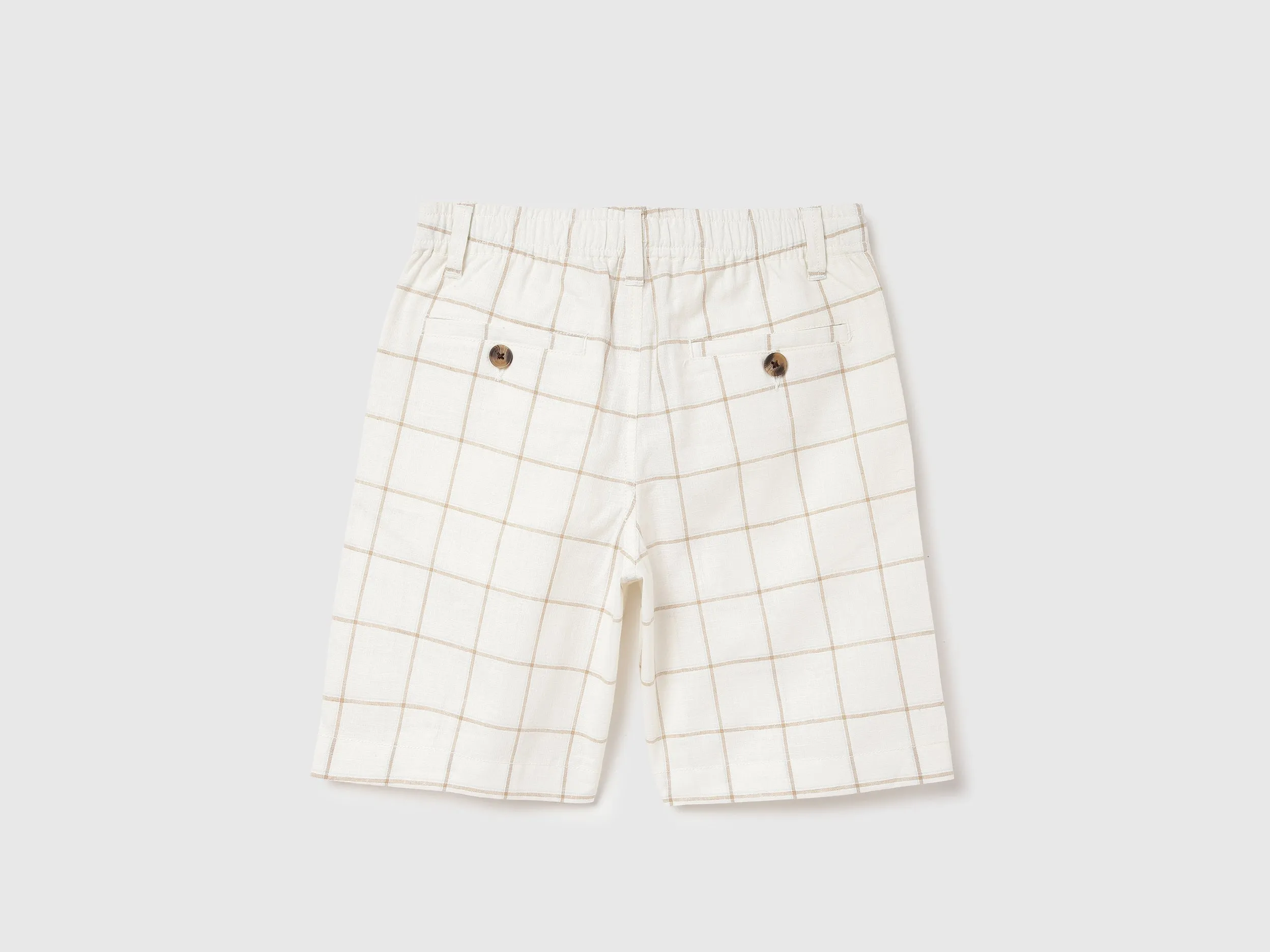 Checkered Regular Fit Shorts