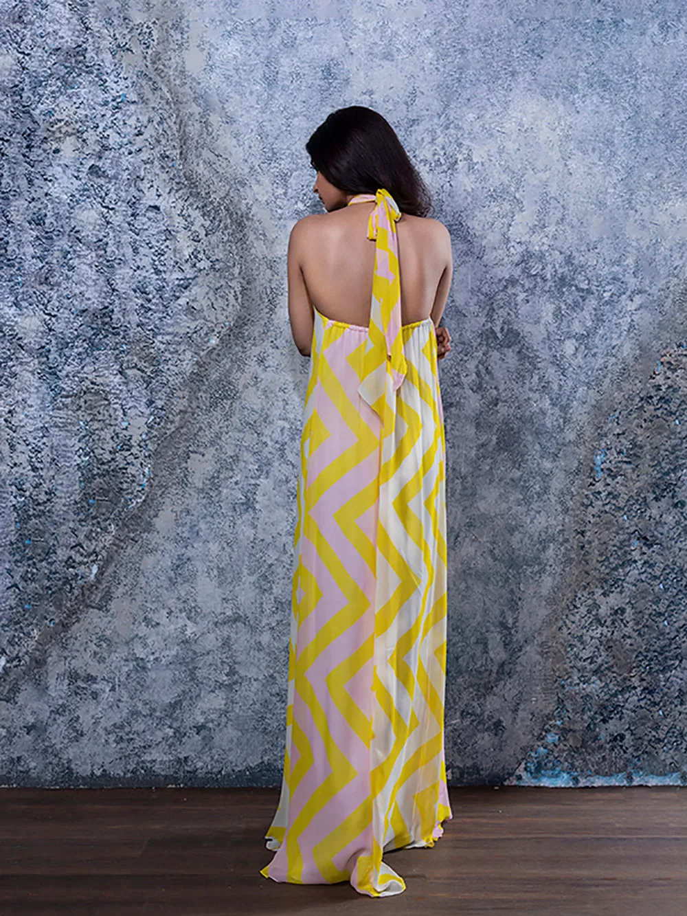 Cheerful Halter Dress