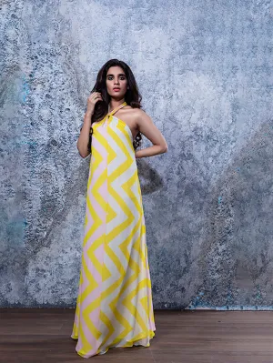 Cheerful Halter Dress