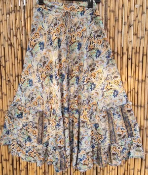 Coral Reef Silk Skirt
