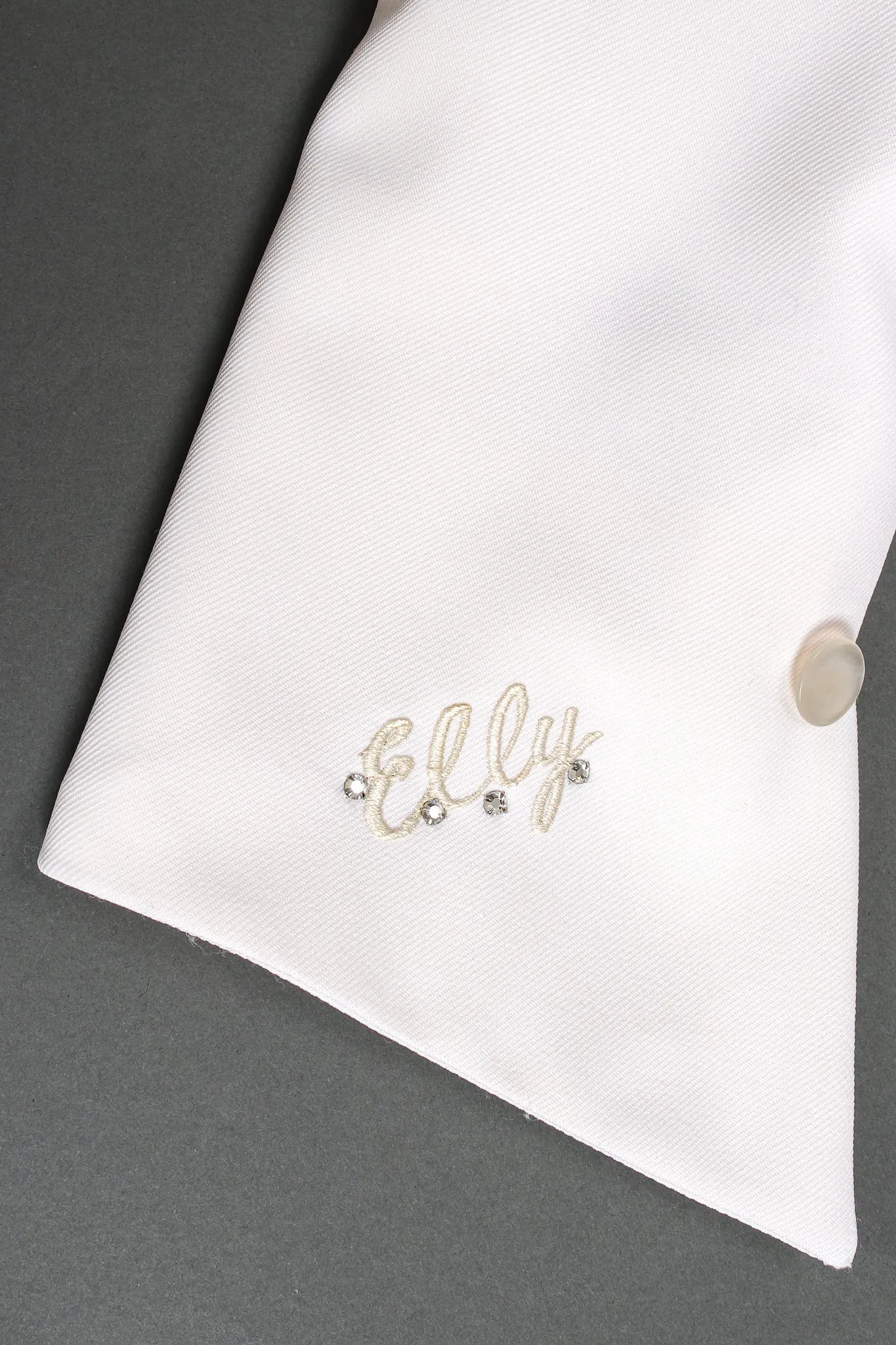 Cord Embroidered 3-Piece Suit