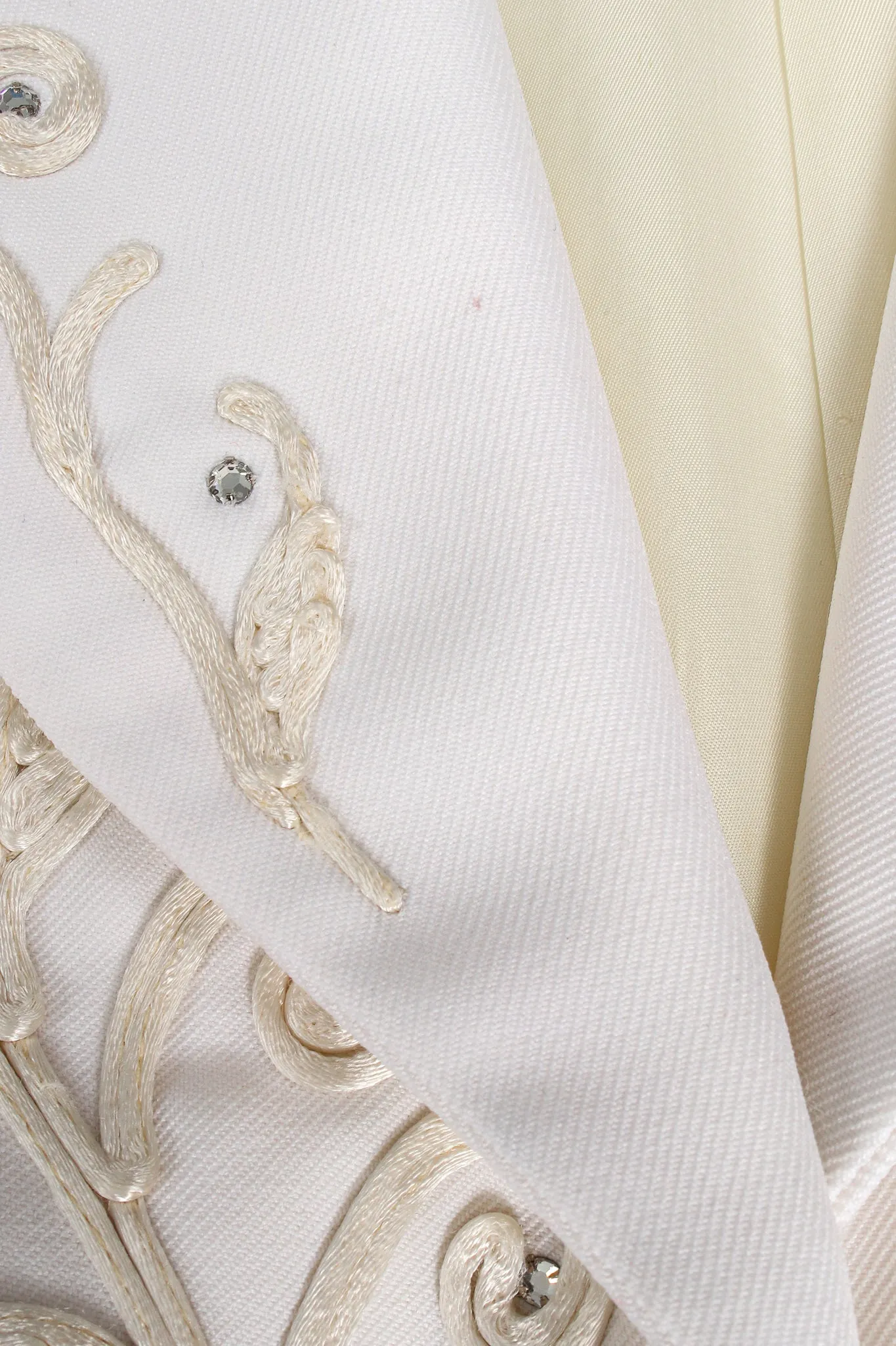 Cord Embroidered 3-Piece Suit