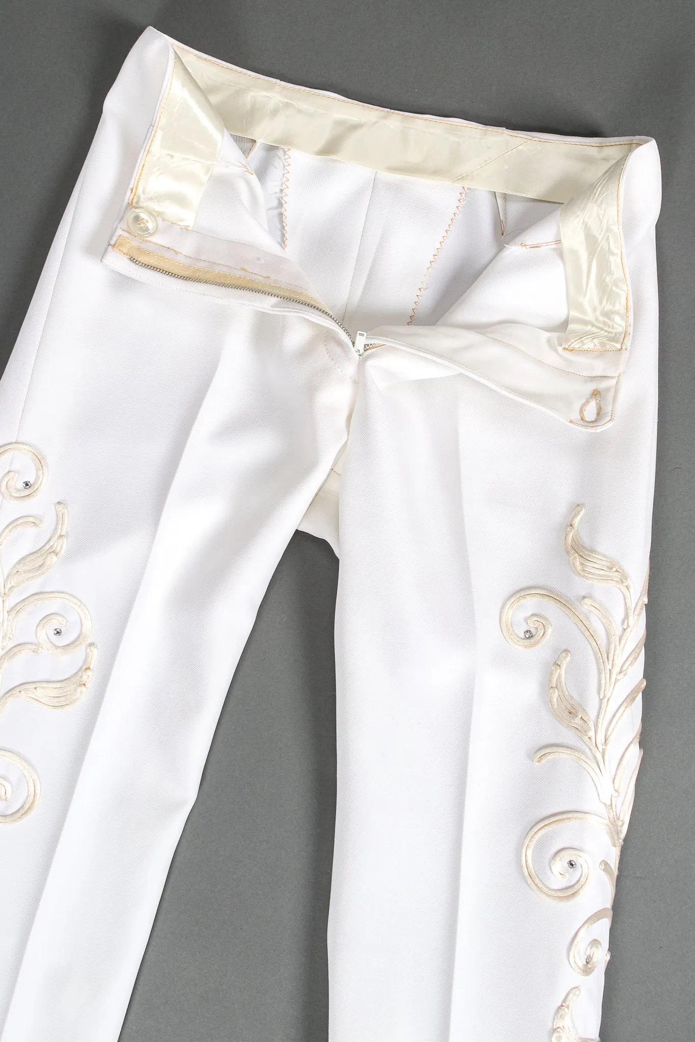 Cord Embroidered 3-Piece Suit