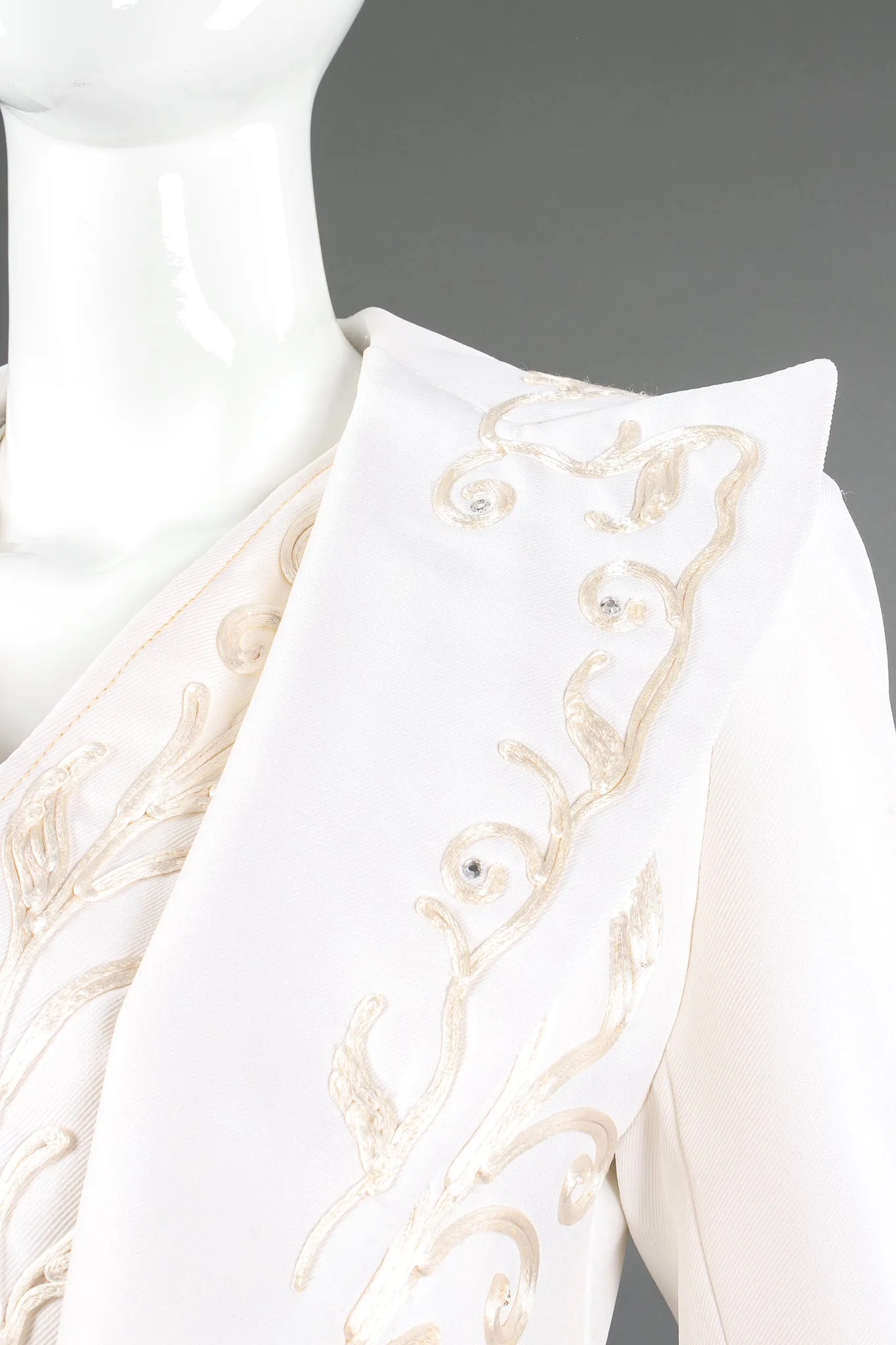 Cord Embroidered 3-Piece Suit