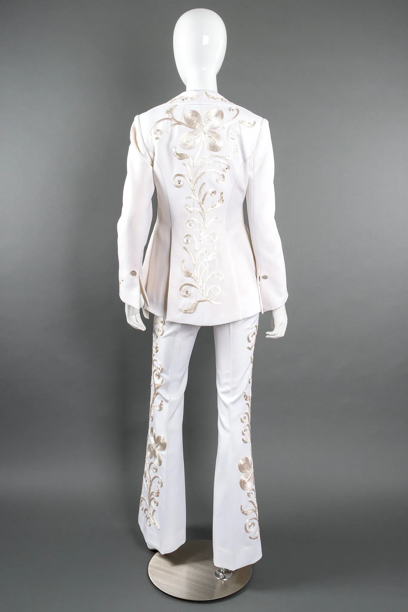 Cord Embroidered 3-Piece Suit